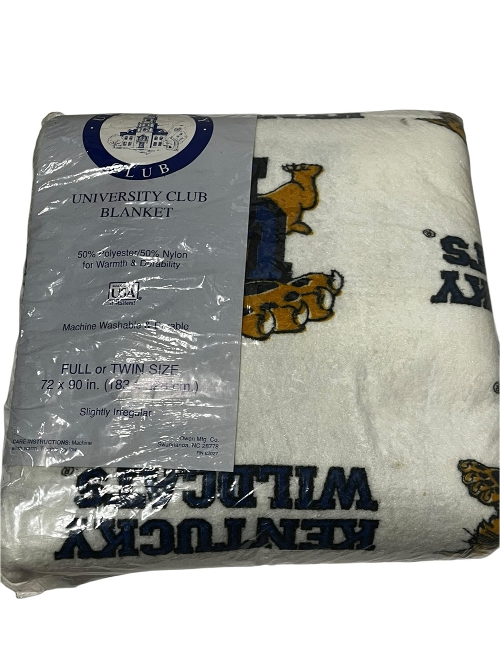 VTG University Club University of Kentucky Full Twin Blanket